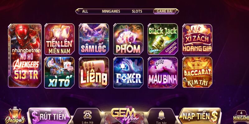 Game bài Gemwin